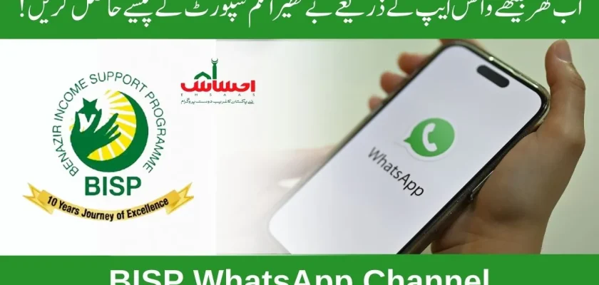 Benazir Income Support Program and 8171 Ehsaas Program WhatsApp Channel Latest Update 2024